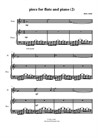 Piece for flute and piano (2)
