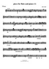 Piece for flute and piano (1) - flute part