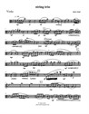 String trio – viola part